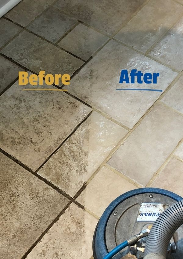 Tile Grout Cleaning Results 6